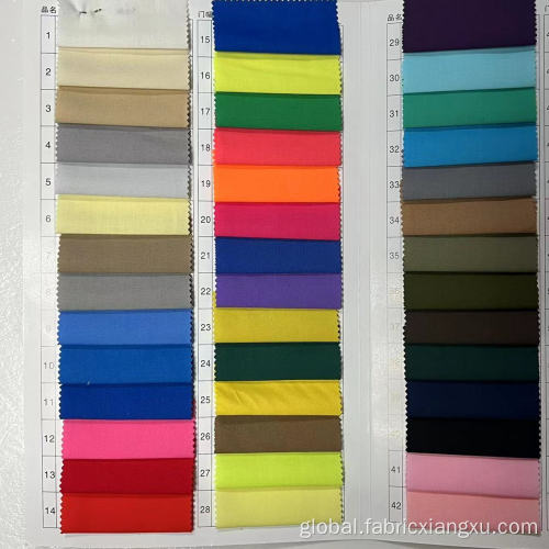  Plain color cotton polyester tc shirt fabric Supplier